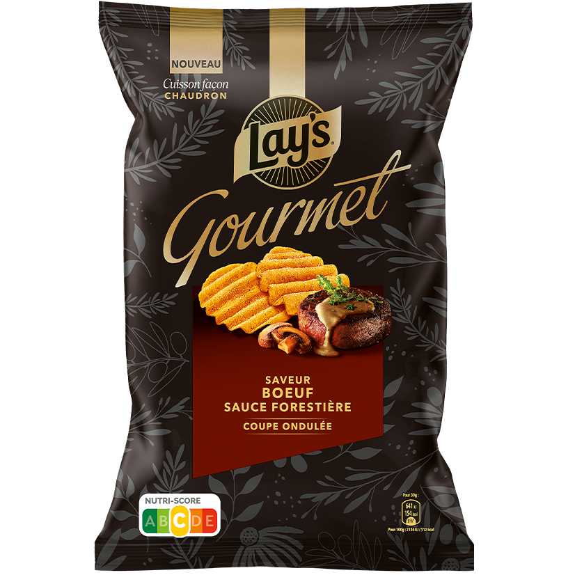Lay’s Gourmet  Saveur Bœuf Sauce Forestière